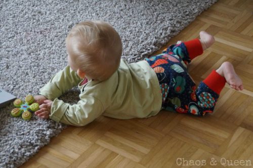 Baby Bauchlage mit Beissring