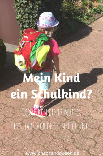 Schulkind mit Ranzen